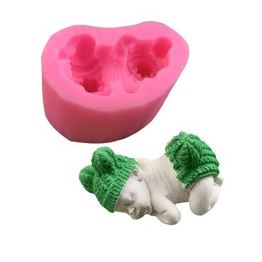 MOLDE DE SILICONA BEBE