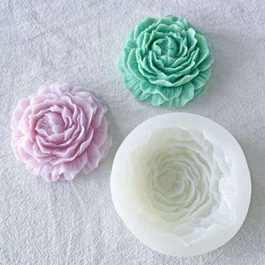 Molde peonia grande  3D
