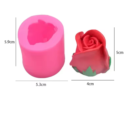 Rosa Cerrada 3D