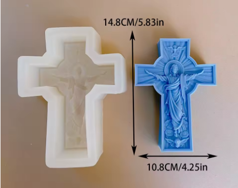 Molde Jesús en cruz