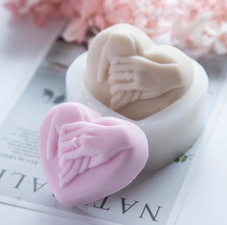 Molde en forma de corazón, propuesta de amor