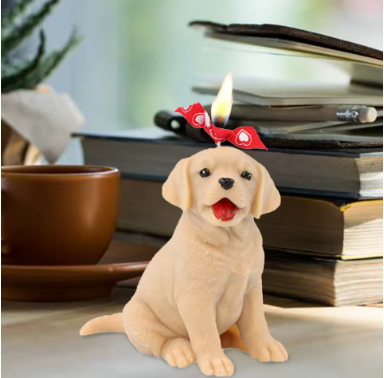 Molde silicona golden retriever 3D
