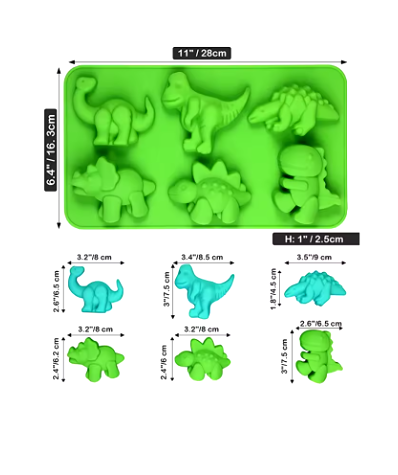 Molde DINOSAURIOS VARIOS