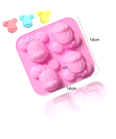 Molde silicona Minnie Mouse
