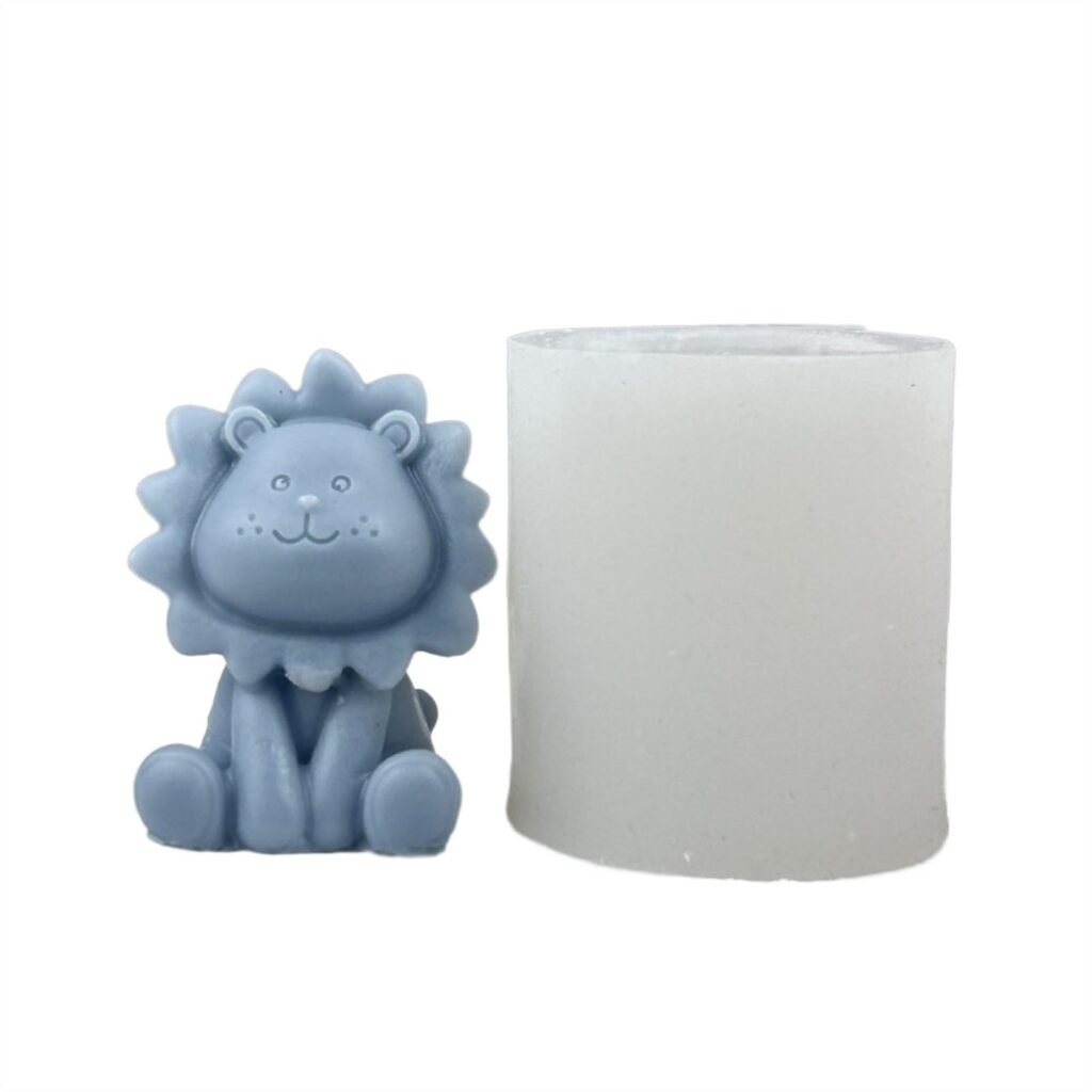 Molde Silicona León 3D