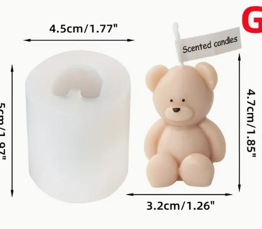 Oso Teddy mediano CLáSICO 3D