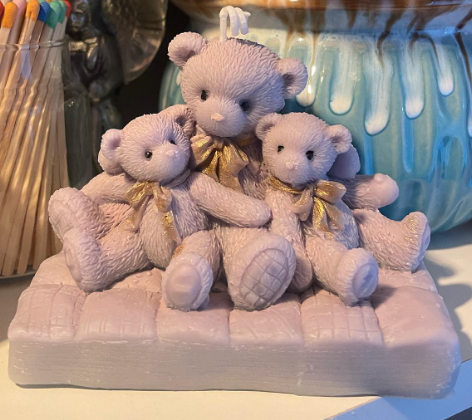 Familia de Osos tiernos 3D