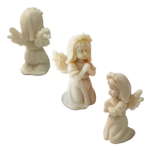 Niña angelito Rezando 3D