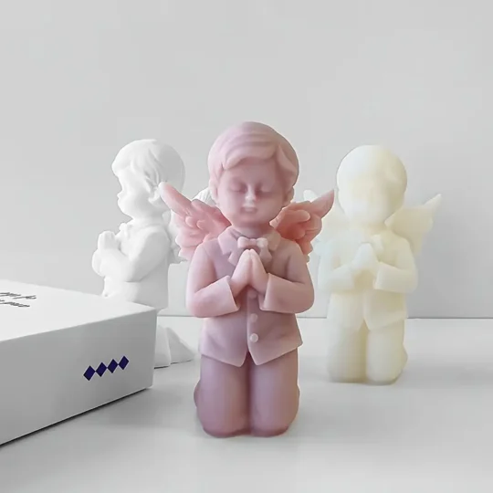 Niño angelito Rezando 3D