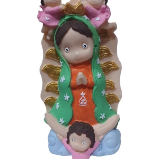 Molde silicona Virgen de Guadalupe caricatura