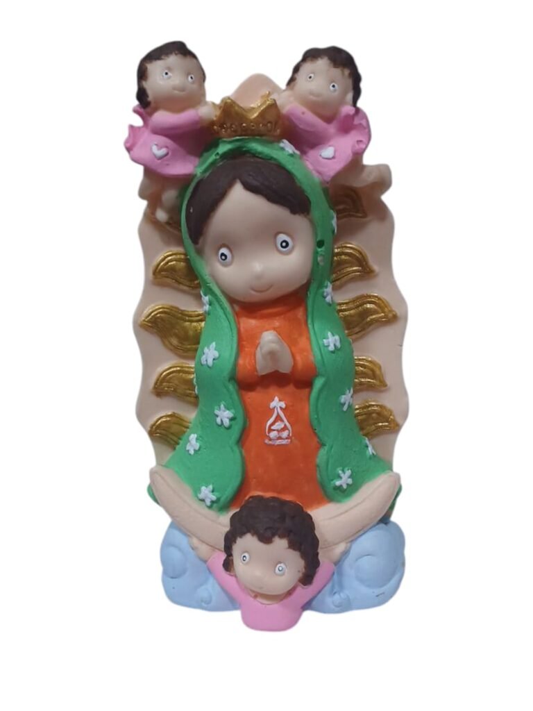 Molde silicona Virgen de Guadalupe caricatura