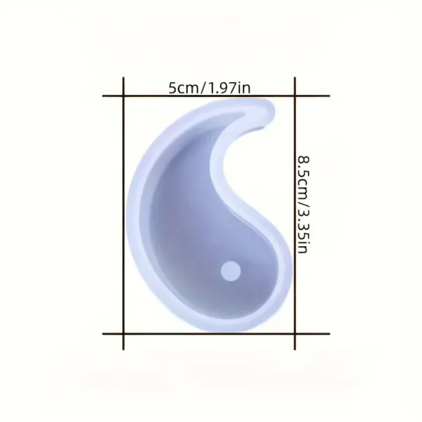 Molde silicona YING YANG: imagen 2