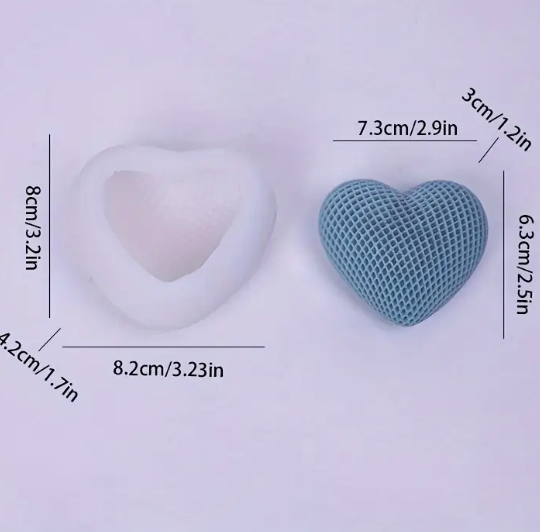 Corazón malla grande 3D: imagen 2