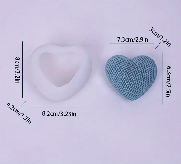Corazón malla grande 3D: imagen 2