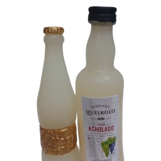 Molde botella de pisco