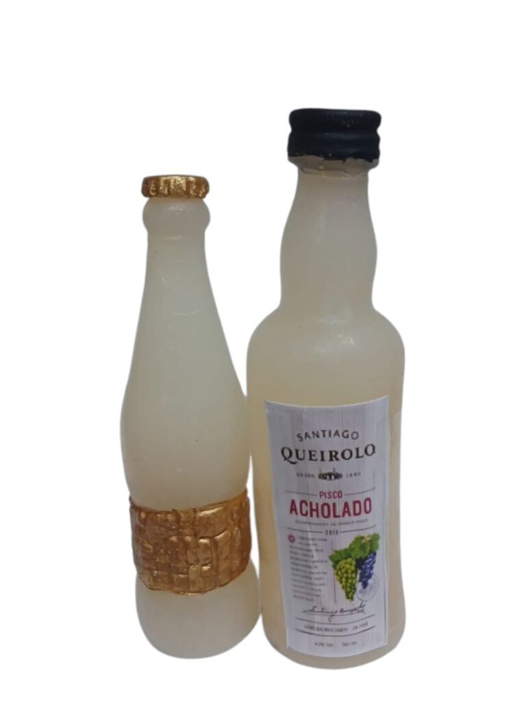Molde botella de pisco