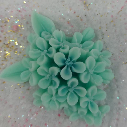 Molde flor de lila 3D pequeño