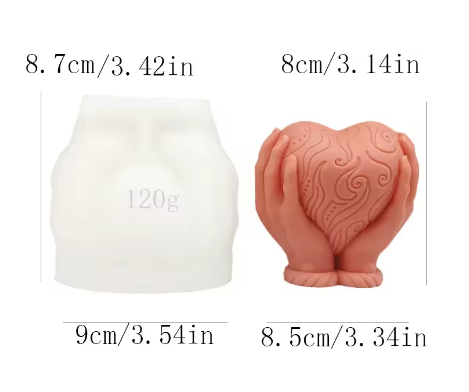 Molde manos de AMOR