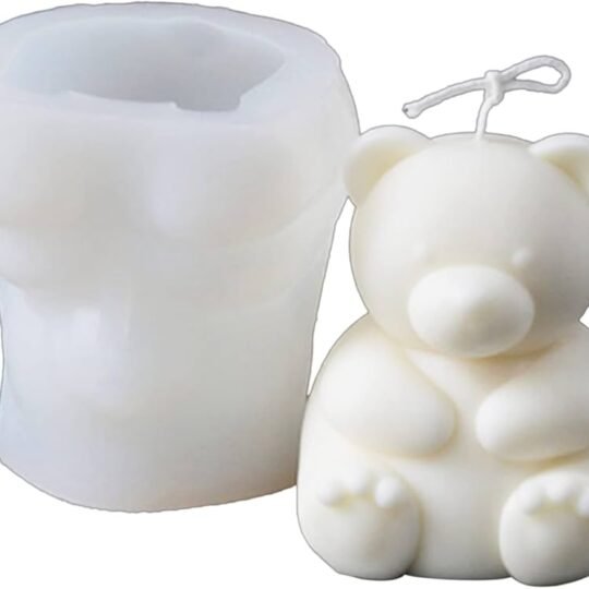 Oso tierno 3D  tocándose  la pancita ALTO