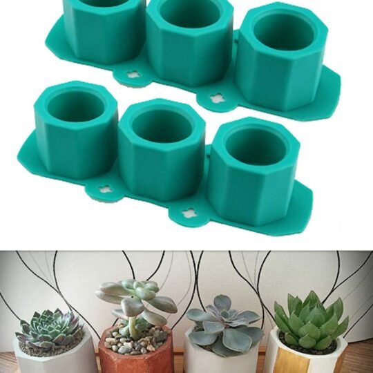 Molde macetero Hexagonal