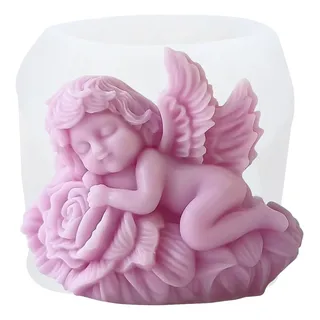 ANGEL SOBRE ROSAS 3D