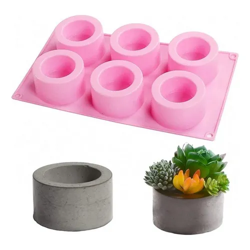 Molde macetero circular