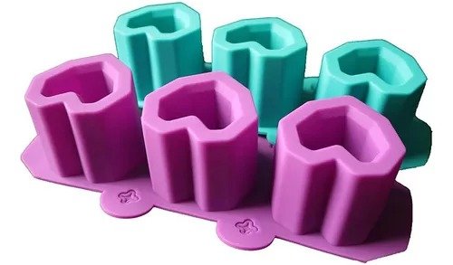 Molde macetero forma de corazon