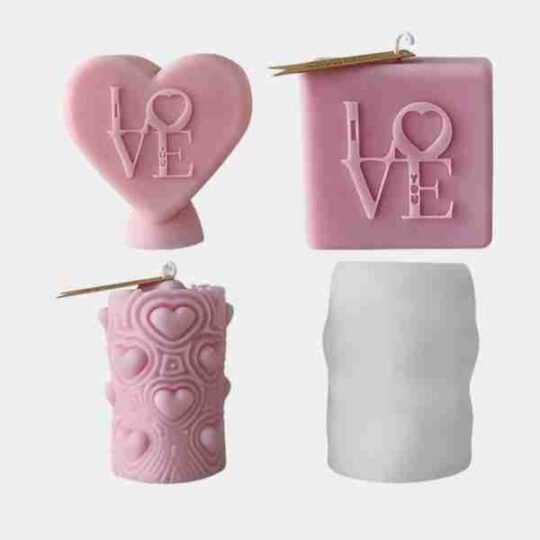 MOLDE CORAZÓN DE AMOR “I LOVE YOU”