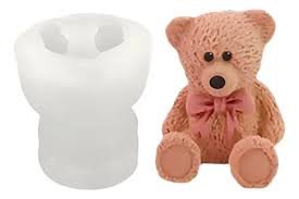 Oso tierno 3D con CORBATIN / F307