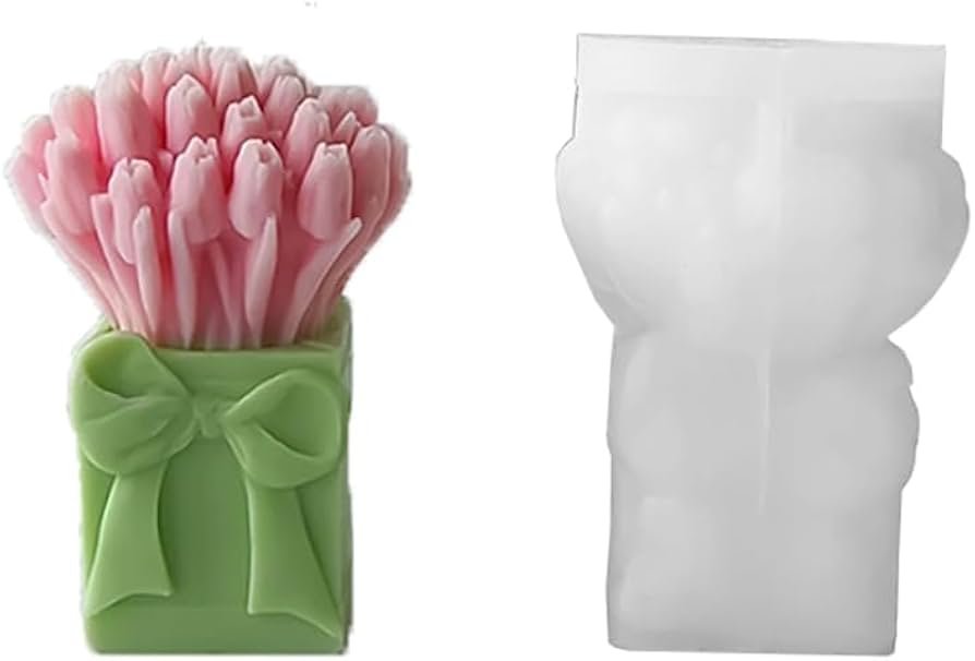 Molde ramo de tulipan POMPOSO 3D: imagen 1