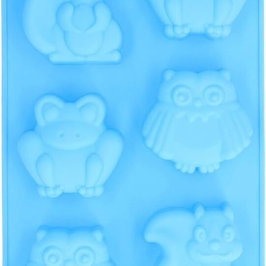 Molde Plancha ardilla, buho y ranita