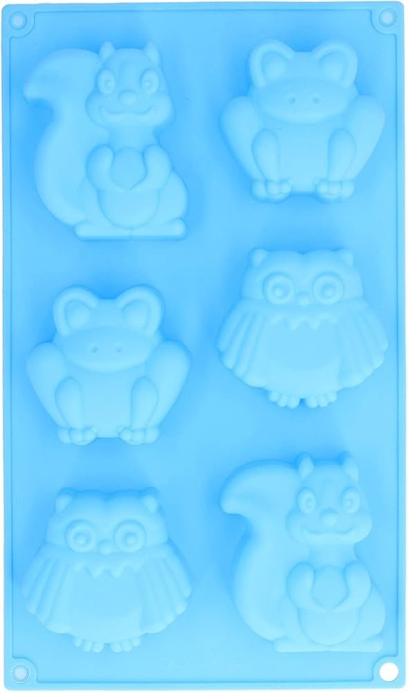 Molde Plancha ardilla, buho y ranita: imagen 1