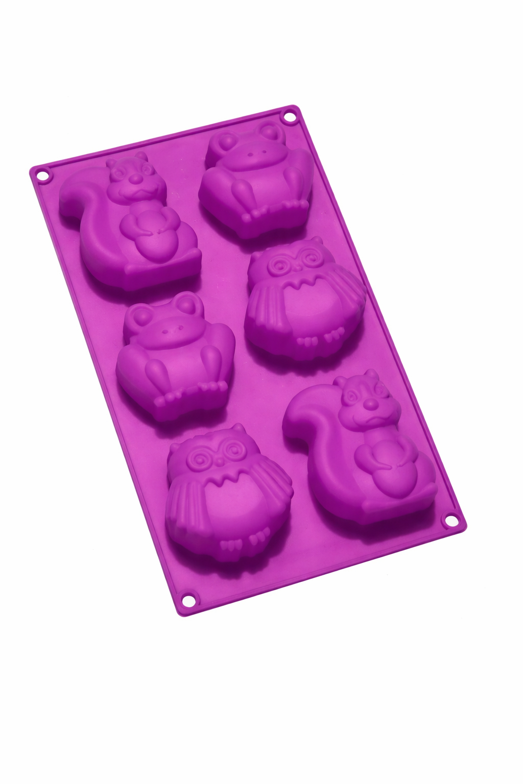 Molde Plancha Ardilla, buho y sapito: imagen 1