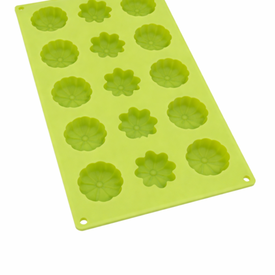 Molde Plancha flores x15