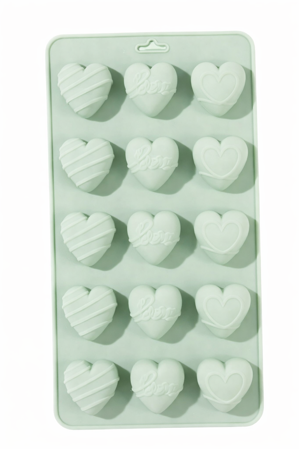 Molde Plancha 3 corazones: imagen 1