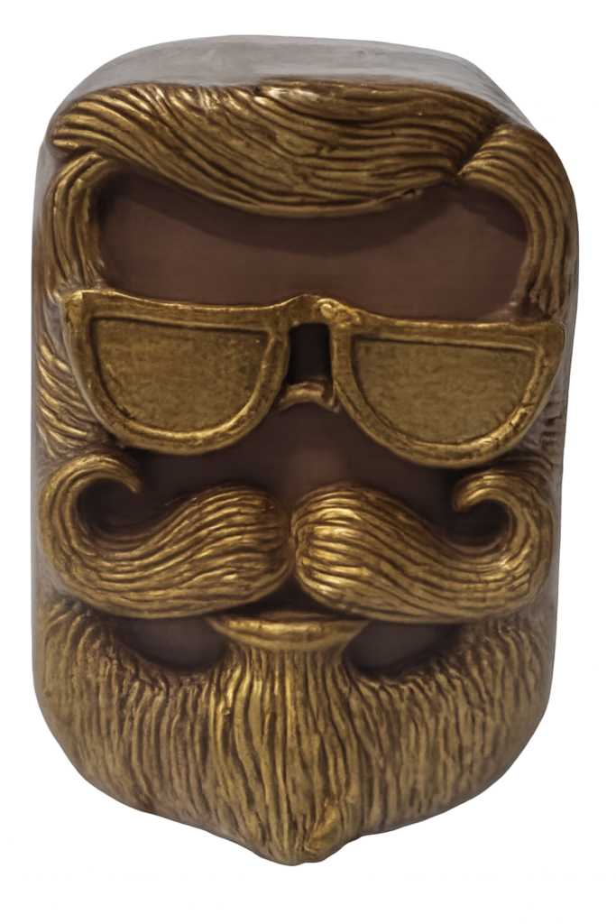 Molde Cara caballero 3D
