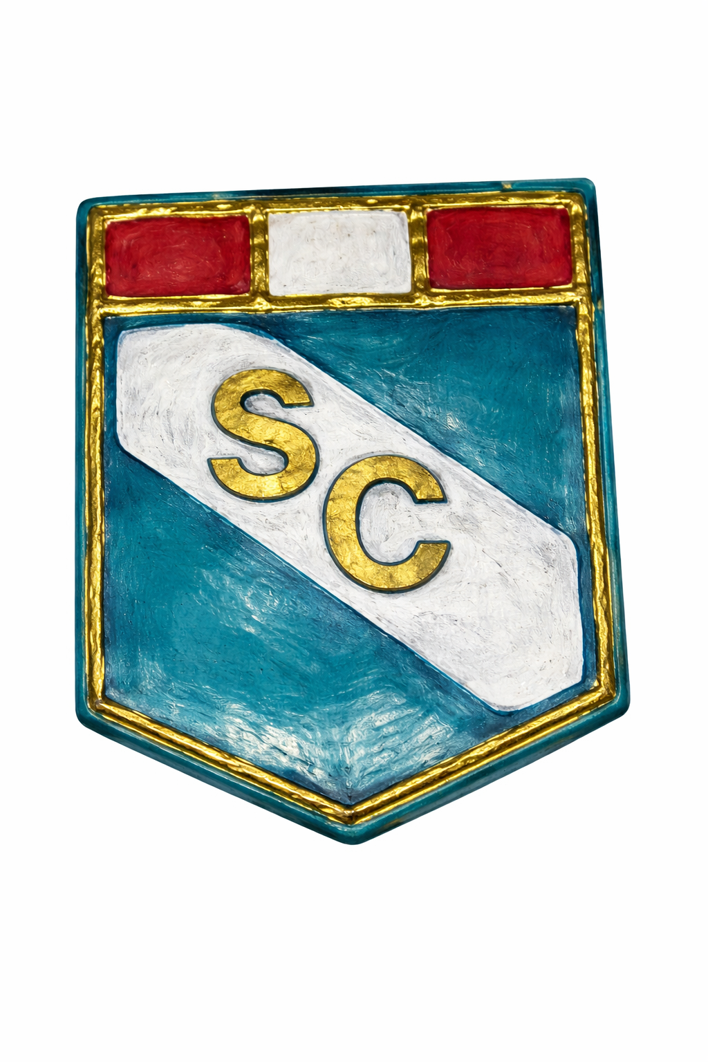 Molde Escudo Sporting Cristal 3D: imagen 1