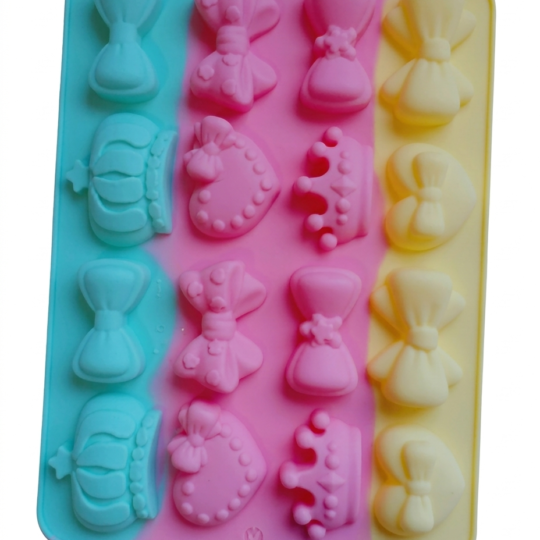 Molde Plancha Corona corazon y lazito