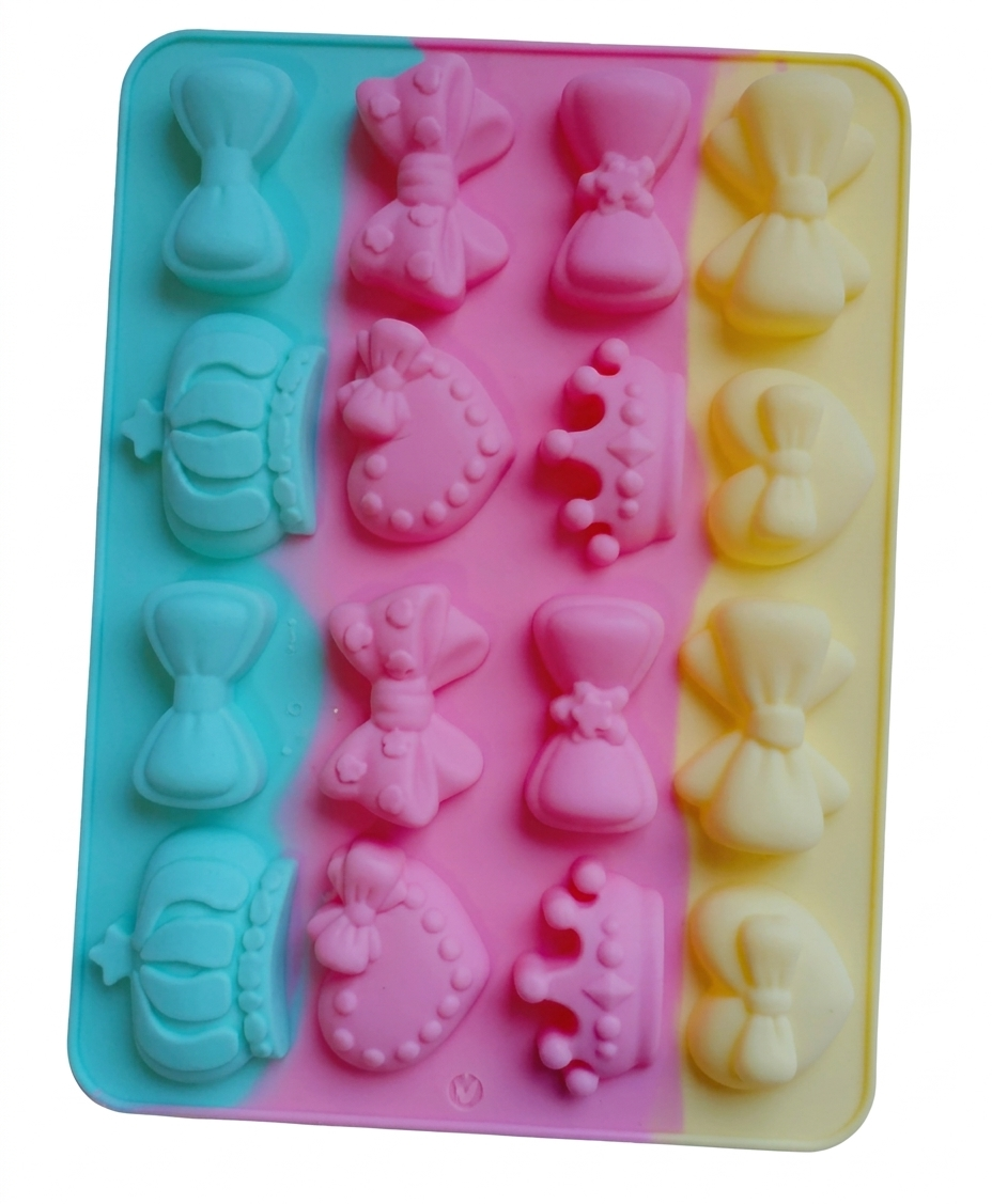 Molde Plancha Corona corazon y lazito: imagen 1