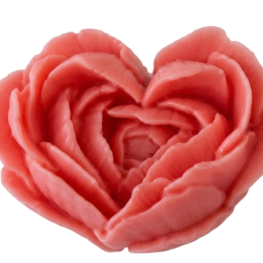 Molde corazón de pétalos S / J-5019