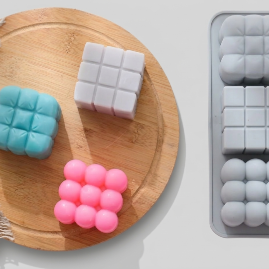 Molde Plancha 3 Bubble cubico