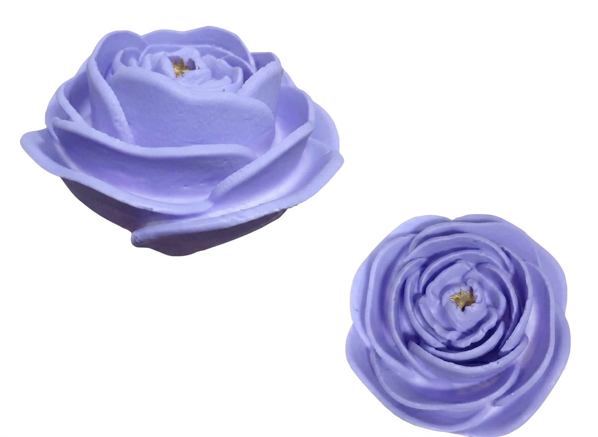 ROSA PETALOS EN CUADRADOS 3D  /J-5063: imagen 1