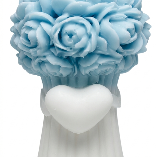 ROSA BOUQUET CORAZON 3D / J-0447