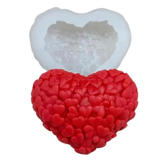 Molde corazón de CORAZONES 3D