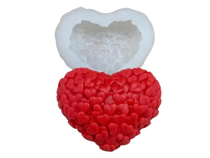 Molde corazón de CORAZONES 3D: imagen 1