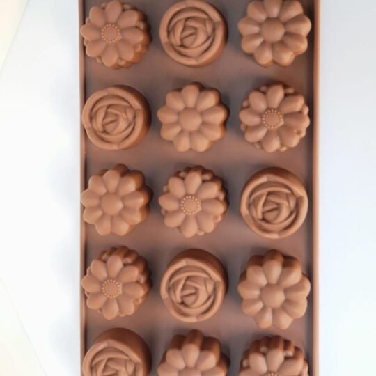 Molde Plancha florecitas variadas