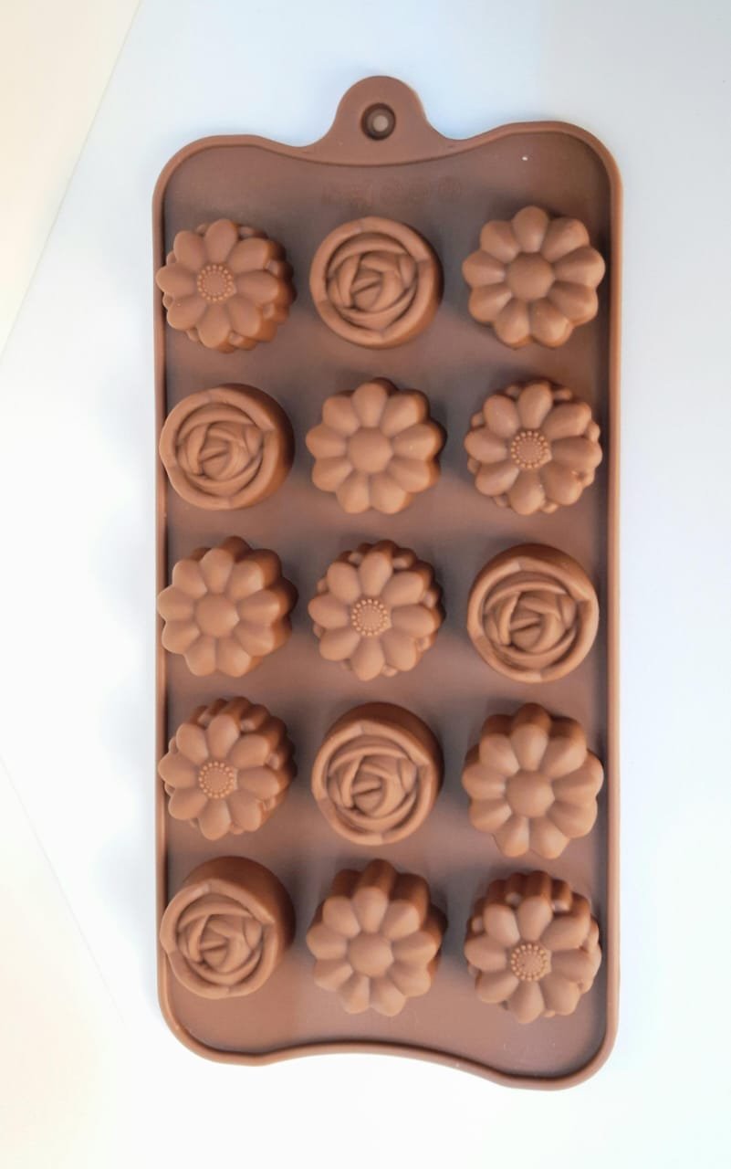 Molde Plancha florecitas variadas: imagen 1