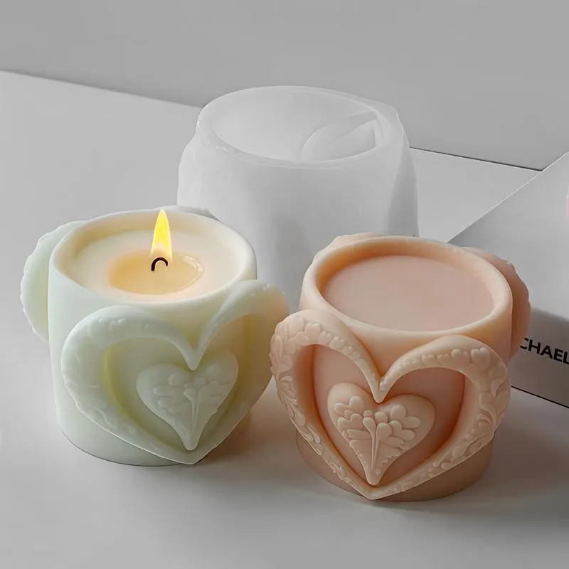 Molde VELA de AMOR  CON CORAZONCITOS: imagen 1