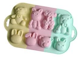 Molde Plancha osito y conejito