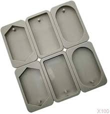 Molde Plancha forma ovalada cuadrangular y sexagonal
